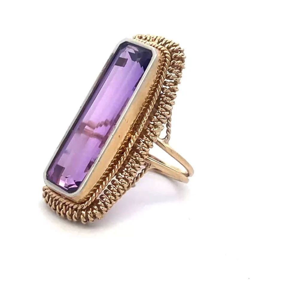 TIFFANY & CO. SAPPHIRE GOLD STACK RING PRINCESS DIAMOND 18K YELLOW: TIFFANY & CO. SAPPHIRE GOLD STACK RING PRINCESS DIAMOND 18K YELLOW This lovely authentic stack band ring is by Tiffany & Co. It is crafted from 18k yellow gold featuring a half bezel set princess cut 