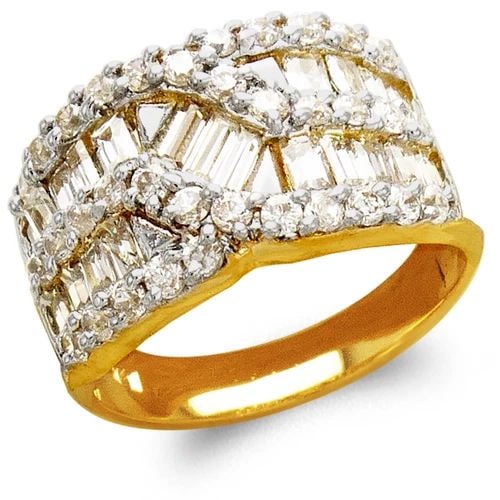 NEW 14K TWO TONE GOLD LADIES FASHION RING: NEW 14K TWO TONE GOLD LADIES FASHION RING LADIES FASHION RING NEW 14K TWO TONE GOLD Apx. WIDTH: 13mm Apx. WEIGHT: 8.1g