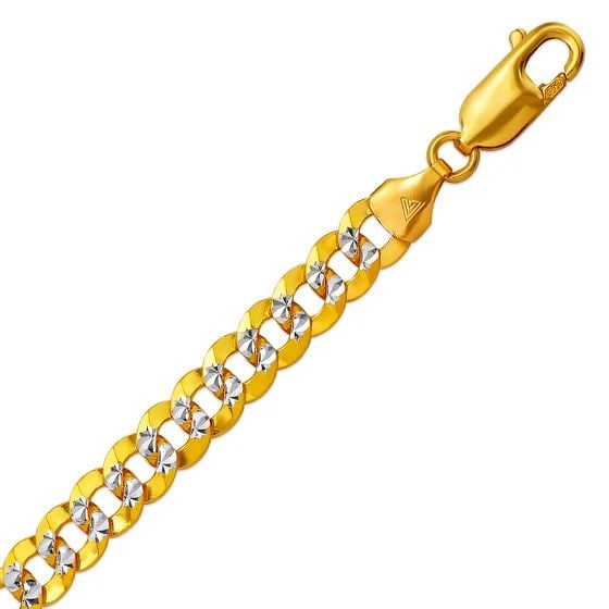 NEW 14K WHITE PAVE GOLD CURB LIGHT PAVE BRACELET: NEW 14K WHITE PAVE GOLD CURB LIGHT PAVE BRACELET CURB LIGHT PAVE BRACELET NEW 14K WHITE PAVE GOLD LENGTH: 7" 7.5" 8" inch AVERAGE Apx WEIGHT : 7.9g