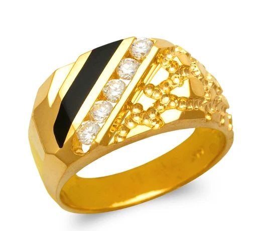 NEW 14K YELLOW GOLD MEN'S FULL CUT ONYX RING: NEW 14K YELLOW GOLD MEN'S FULL CUT ONYX RING MEN'S FULL CUT ONYX RING NEW 14K YELLOW GOLD SIZE Apx: 11mm Apx WEIGHT: 7.8g