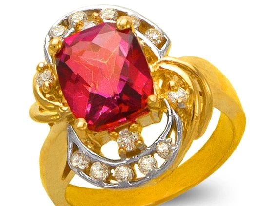 NEW 14K TWO TONE GOLD LADIES MYSTIC RING: NEW 14K TWO TONE GOLD LADIES MYSTIC RING LADIES MYSTIC RING NEW 14K TWO TONE GOLD Apx. WIDTH: 10mm Apx. WEIGHT: 7.1g