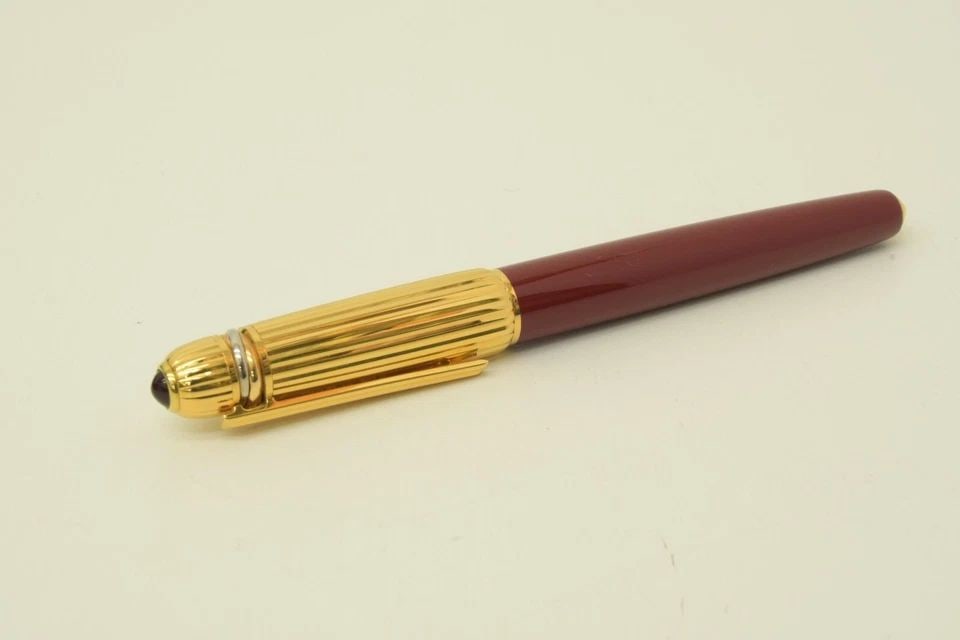 AUTHENTIC ST. PLUME PASHA DE CARTIER PEN GOLD 18K NIB LACQUER DESK COLLECTIBLE 2: AUTHENTIC ST. PLUME PASHA DE CARTIER PEN GOLD 18K NIB LACQUER DESK COLLECTIBLE 2 Authentic ST. Plume Pasha de Cartier Pen Gold 18k Nib Lacquer Desk Collectible 2 Authentic ST. Plume Pasha de Cartier P