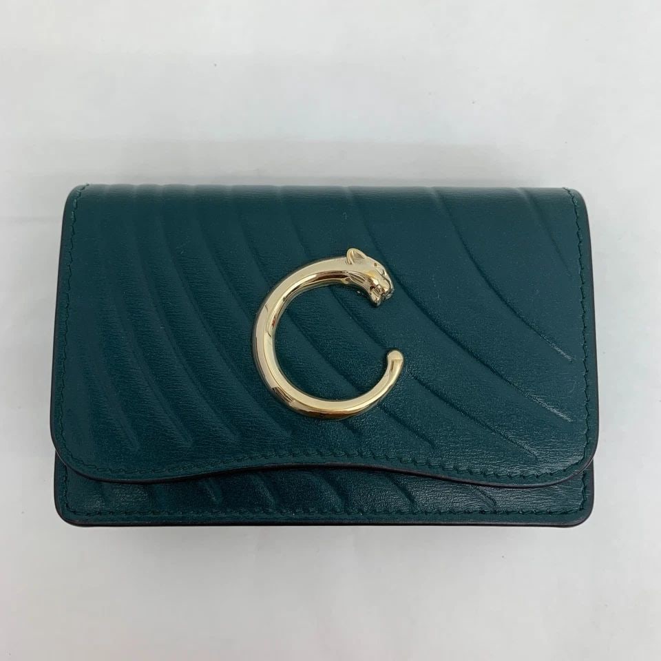 AUTHENTIC CARTIER WALLET MINI PURSE LEATHER PANTAIL PANTHER LOGO GP COIN CASE: AUTHENTIC CARTIER WALLET MINI PURSE LEATHER PANTAIL PANTHER LOGO GP COIN CASE AUTHENTIC CARTIER WALLET MINI PURSE LEATHER PANTAIL PANTHER LOGO GP COIN CASE Cartier Pantail Clip Closure, Zip Pocket Wid