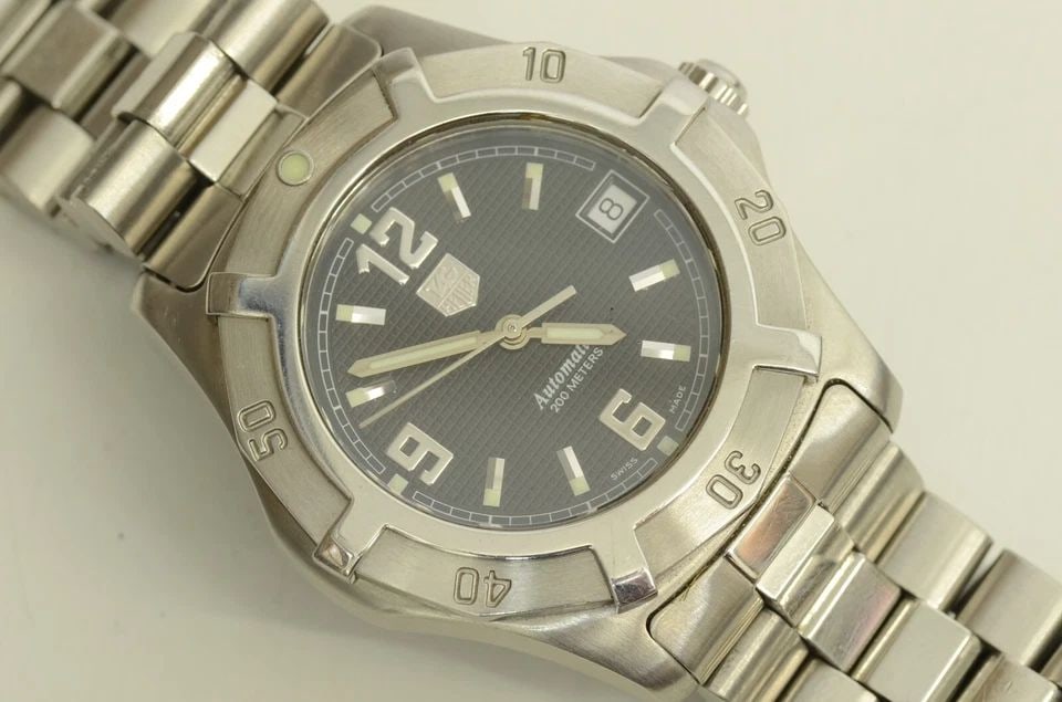 AUTHENTIC TAG HEUER 2000 AUTOMATIC 200M WATCH 37MM STAINLESS STEEL DIVER WN2111 (1 of 2)