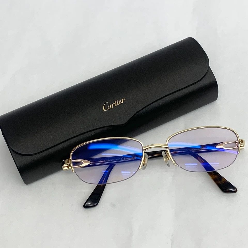 AUTHENTIC CARTIER DECOR GP SUNGLASSES 52 18 140 TORTOISE STYLE FRAME 1/2 RIMLESS: AUTHENTIC CARTIER DECOR GP SUNGLASSES 52 18 140 TORTOISE STYLE FRAME 1/2 RIMLESS AUTHENTIC CARTIER DECOR GP SUNGLASSES 52 18 140 TORTOISE STYLE FRAME 1/2 RIMLESS *PLEASE NOTE* This model currently has