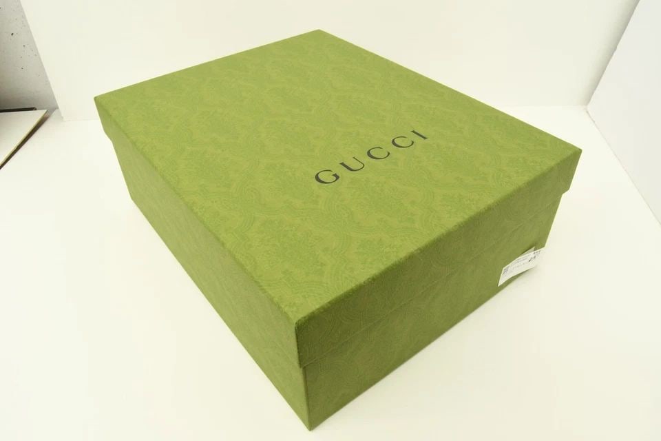 AUTHENTIC GUCCI PURSUIT MENS STRIPE IVORY GG LOGO SANDLAS SHOES 655265 JFA00 (1 of 2)