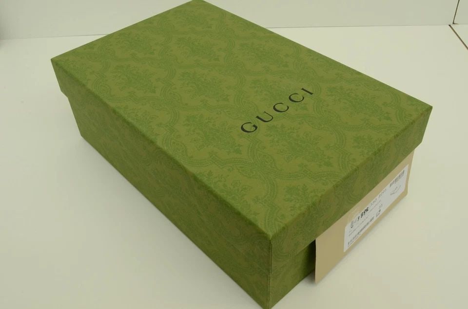 AUTHENTIC GUCCI RED STITCH SOFT SLIPPERS LADIES 643898 2NG50 8295 HORSEBIT SHOES (1 of 2)