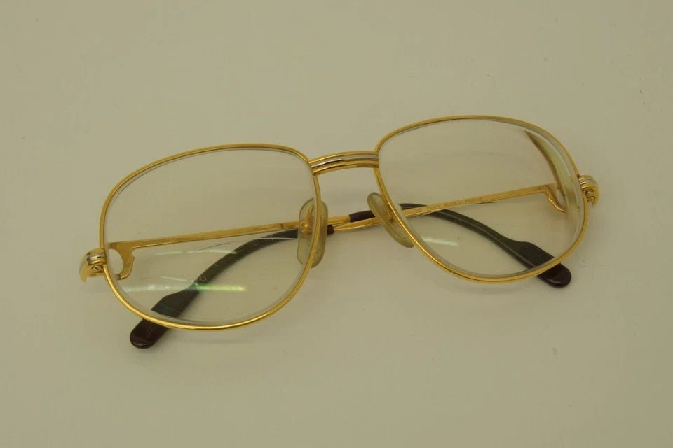 AUTHENTIC CARTIER ROMANCE LOUIS 54 16 130 GP VINTAGE AVIATOR SUNGLASSES FRAMES 6: AUTHENTIC CARTIER ROMANCE LOUIS 54 16 130 GP VINTAGE AVIATOR SUNGLASSES FRAMES 6 Authentic Cartier Romance Louis 54 16 130 GP Vintage Aviator Sunglasses Frames 6 AUTHENTIC CARTIER ROMANCE LOUIS 54 16 