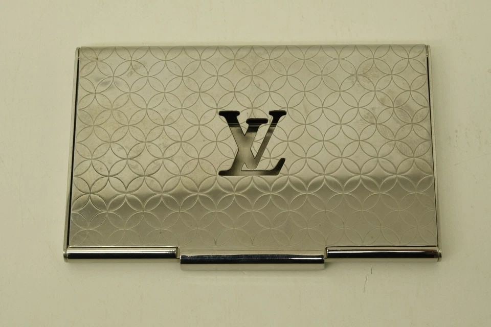 AUTHENTIC LOUIS VUITTON CHAMPS ELYSEES 101 SP BUSINESS CARD HOLDER LV LOGO (1 of 2)