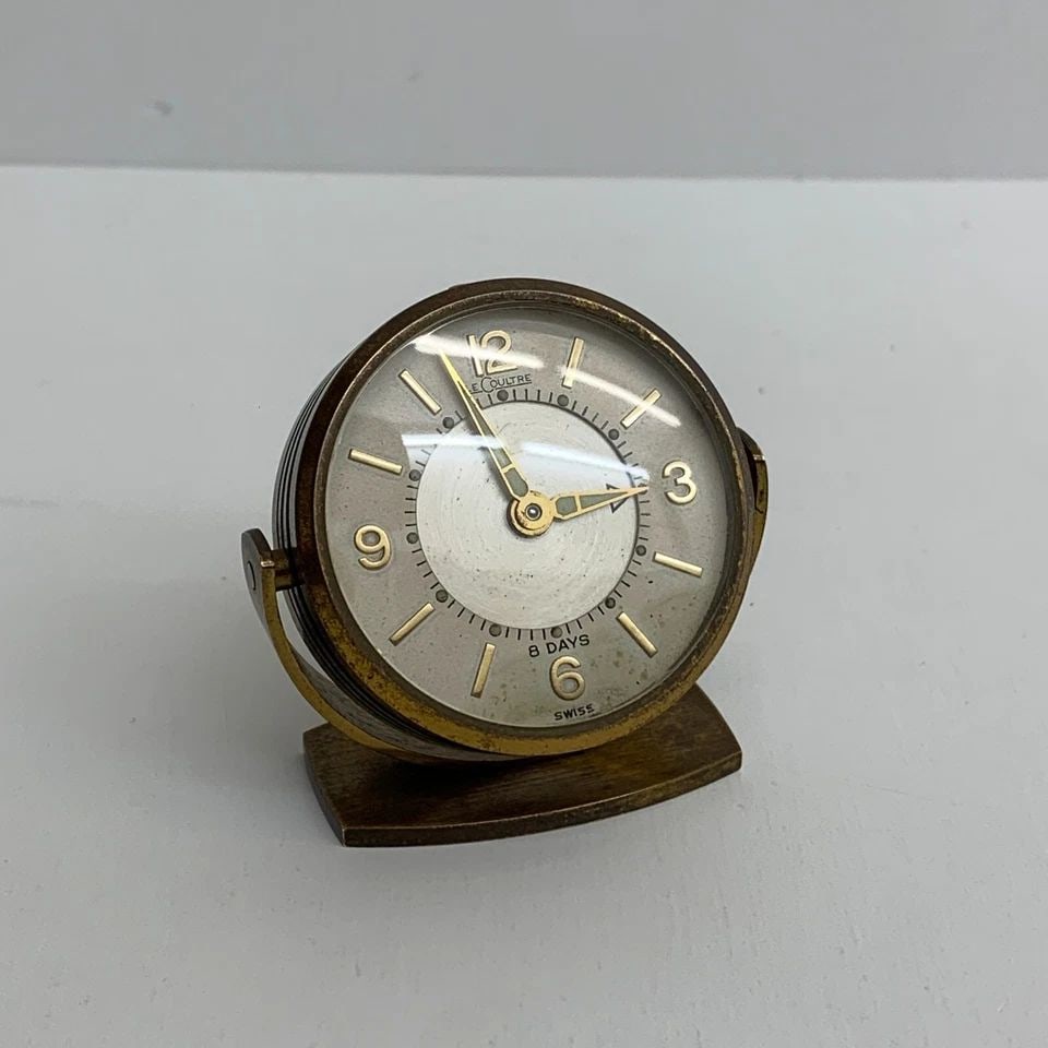 AUTHENTIC JAEGER LECOULTRE ALARM CLOCK WATCH 46MM DIAL COLLECTIBLE TIMEPIECE (1 of 2)