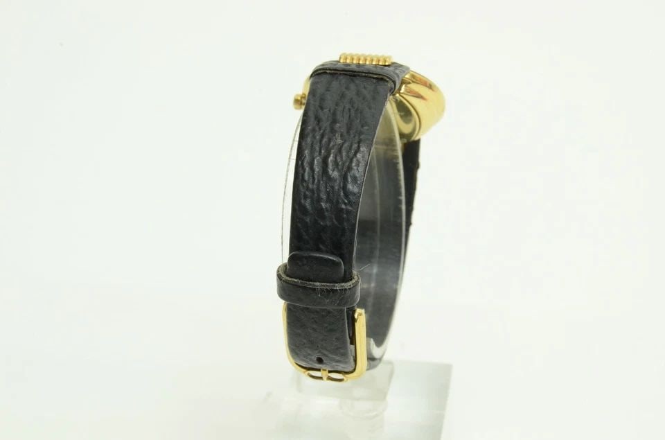 AUTHENTIC BLACK MOON DE CHRISTIAN DIOR WATCH 25MM VINTAGE GP LEATHER WRISTWATCH (1 of 2)