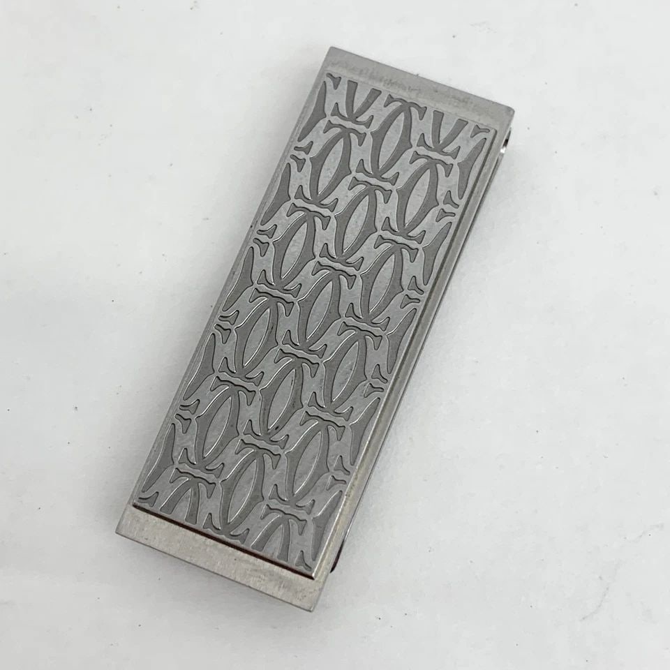 AUTHENTIC CARTIER DOUBLE C DECOR LOGO MONEY CLIP STAINLESS SS SILVER ACCESSORY: AUTHENTIC CARTIER DOUBLE C DECOR LOGO MONEY CLIP STAINLESS SS SILVER ACCESSORY AUTHENTIC CARTIER DOUBLE C DECOR LOGO MONEY CLIP STAINLESS SS SILVER ACCESSORY Cartier Decor Logo, Classic, Signature Mon