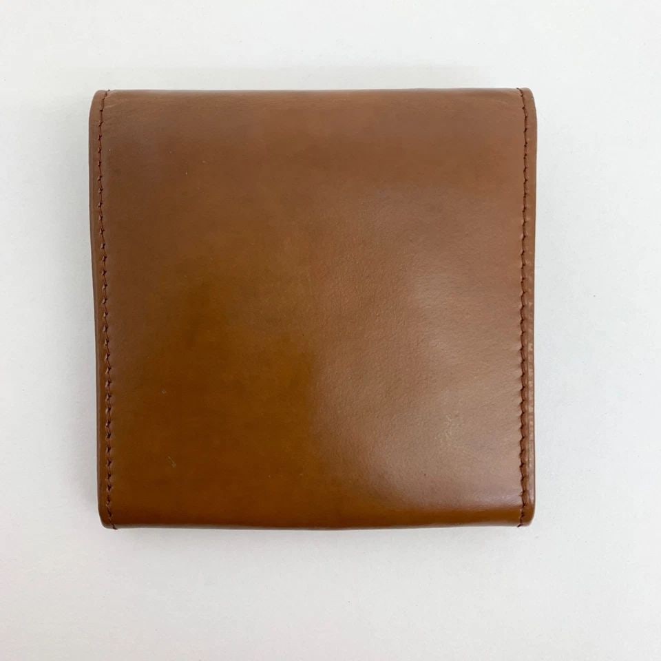 AUTHENTIC CARTIER VINTAGE LEATHER COIN CASE WALLET BROWN PANTAIL LOGO SP CLIP: AUTHENTIC CARTIER VINTAGE LEATHER COIN CASE WALLET BROWN PANTAIL LOGO SP CLIP AUTHENTIC CARTIER VINTAGE LEATHER COIN CASE WALLET BROWN PANTAIL LOGO SP CLIP