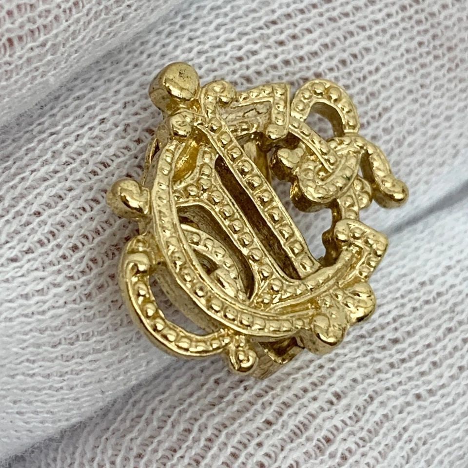 AUTHENTIC CHRISTIAN DIOR CLIP ON EARRINGS GP ENAMEL RHINESTONE HEXAGON JEWELRY: AUTHENTIC CHRISTIAN DIOR CLIP ON EARRINGS GP ENAMEL RHINESTONE HEXAGON JEWELRY AUTHENTIC CHRISTIAN DIOR CLIP ON EARRINGS GP ENAMEL RHINESTONE HEXAGON JEWELRY