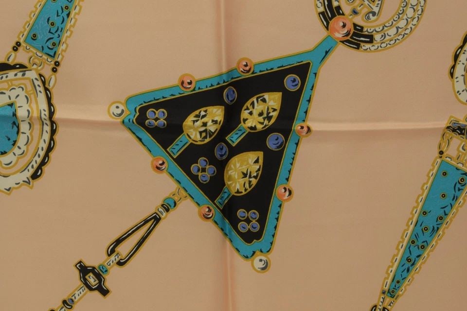 AUTHENTIC MUST DE CARTIER 100% SILK SCARF PINK BLUE 90CM JEWELRY DESIGN WRAP: AUTHENTIC MUST DE CARTIER 100% SILK SCARF PINK BLUE 90CM JEWELRY DESIGN WRAP Authentic Must de Cartier 100% Silk Scarf Pink Blue 90cm Jewelry Design Wrap AUTHENTIC MUST DE CARTIER 100% SILK SCARF PINK