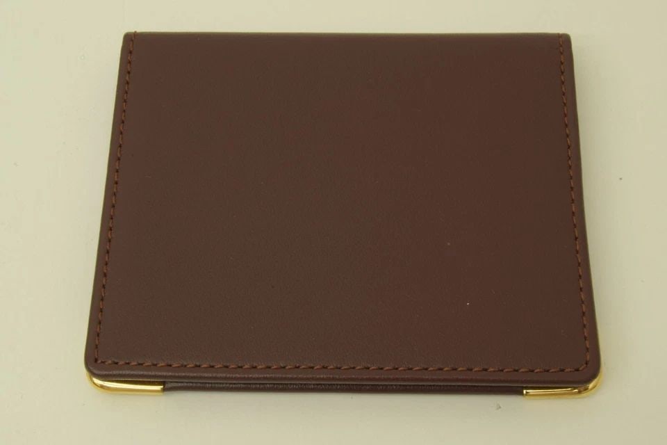 AUTHENTIC CARTIER BURGUNDY FLIP WALLET MIRROR VRG LEATHER DECOR LOGO GP CORNER: AUTHENTIC CARTIER BURGUNDY FLIP WALLET MIRROR VRG LEATHER DECOR LOGO GP CORNER Authentic Cartier Burgundy Flip Wallet Mirror VRG Leather Decor Logo GP Corner Authentic Cartier Burgundy Flip Wallet Mir