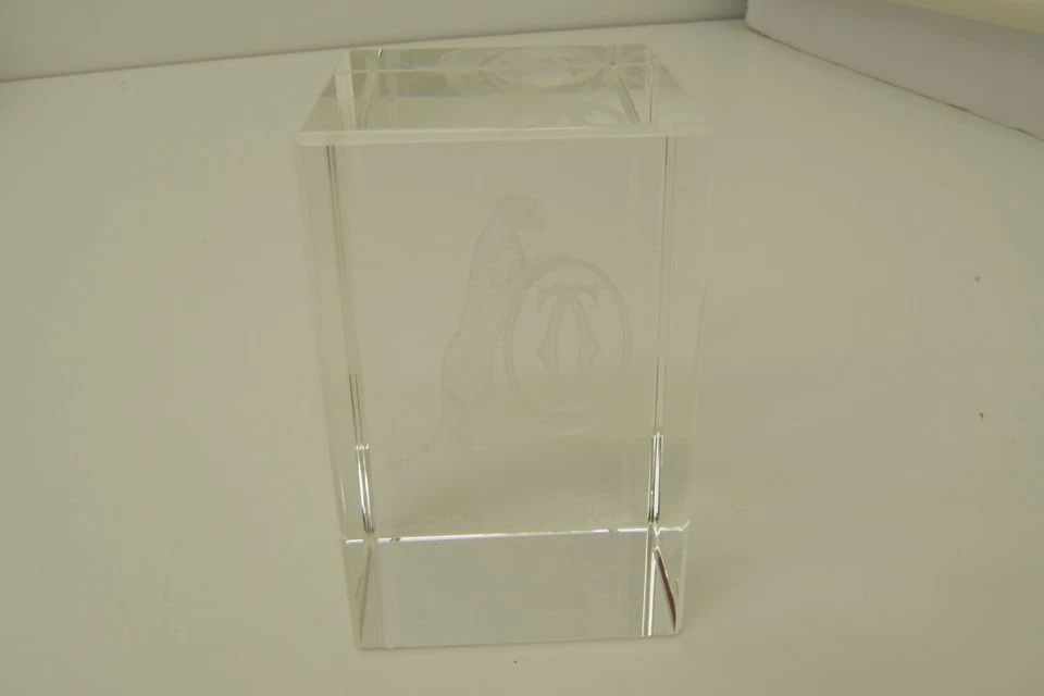 AUTHENTIC CARTIER JOYEUX NOEL PANTHER PAPERWEIGHT HOME OFFICE DESK COLLECTIBLE (1 of 2)