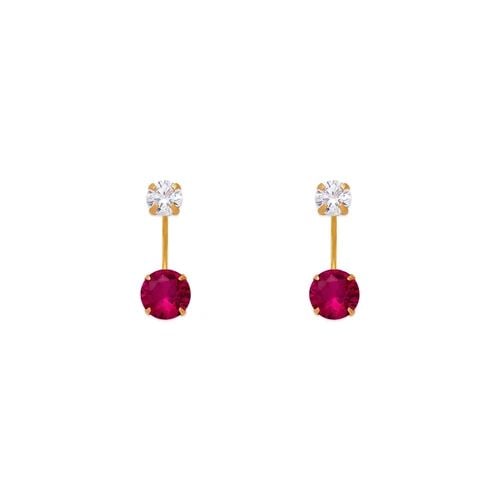 NEW 14K YELLOW GOLD RED TELEPHONE STUD EARRINGS: NEW 14K YELLOW GOLD RED TELEPHONE STUD EARRINGS RED TELEPHONE STUD EARRINGS NEW 14K YELLOW GOLD Width: Approx. 5mm AVERAGE Apx WEIGHT: 2g