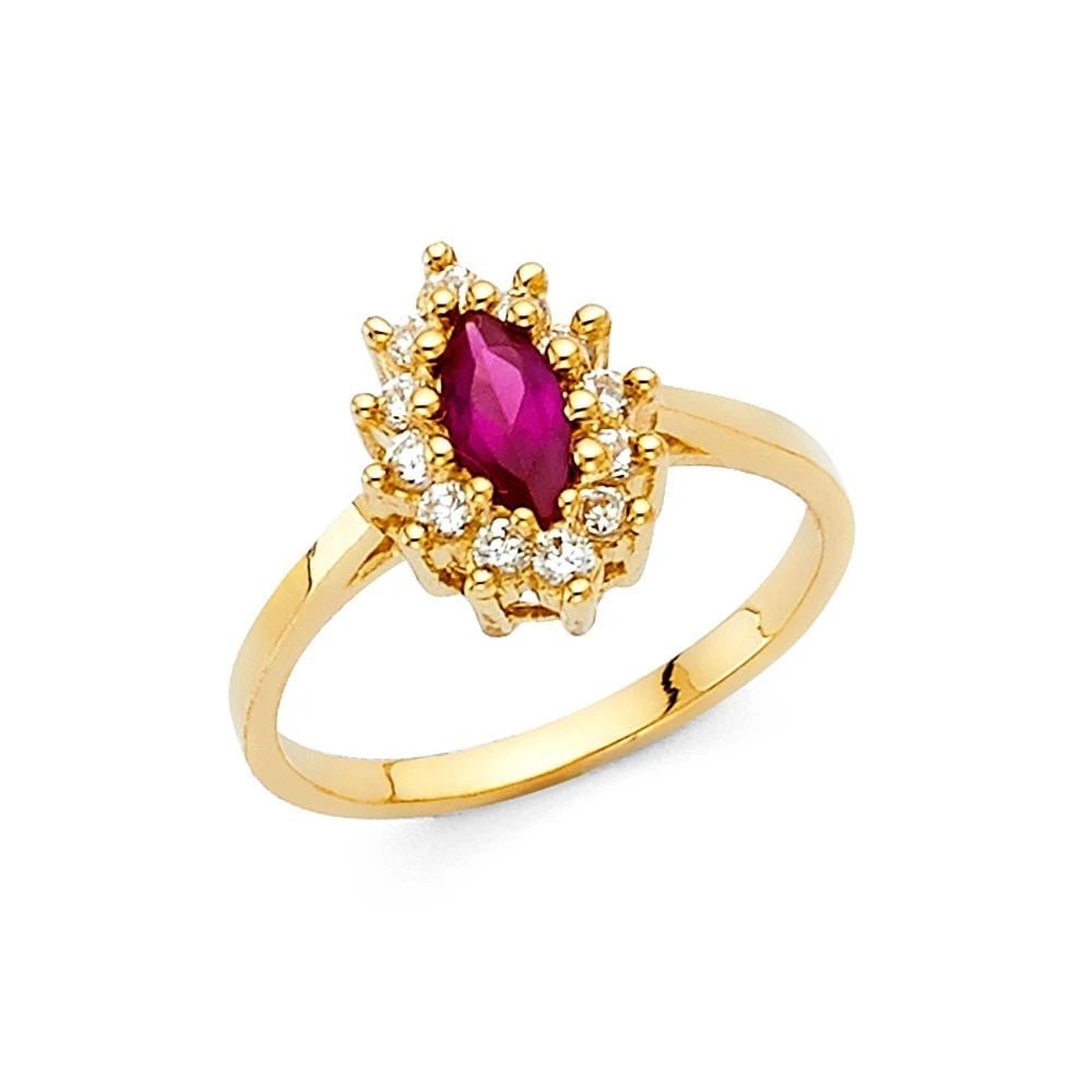 NEW 14K YELLOW GOLD FANCY RING (1 of 2)