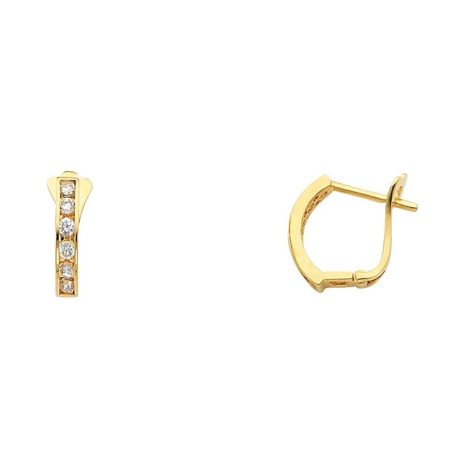 NEW 14K YELLOW GOLD HUGGIES EARRINGS: NEW 14K YELLOW GOLD HUGGIES EARRINGS HUGGIES EARRINGS NEW 14K YELLOW GOLD HEIGHT - 12 mm WIDTH - 10 mm Apx WEIGHT - 1.2 g
