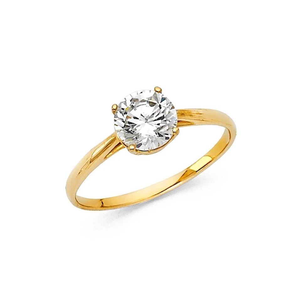NEW 14K YELLOW GOLD ENGAGEMENT RING: NEW 14K YELLOW GOLD ENGAGEMENT RING ENGAGEMENT RING NEW 14K YELLOW GOLD WIDTH : 1.5 mm WEIGHT : 1.6g