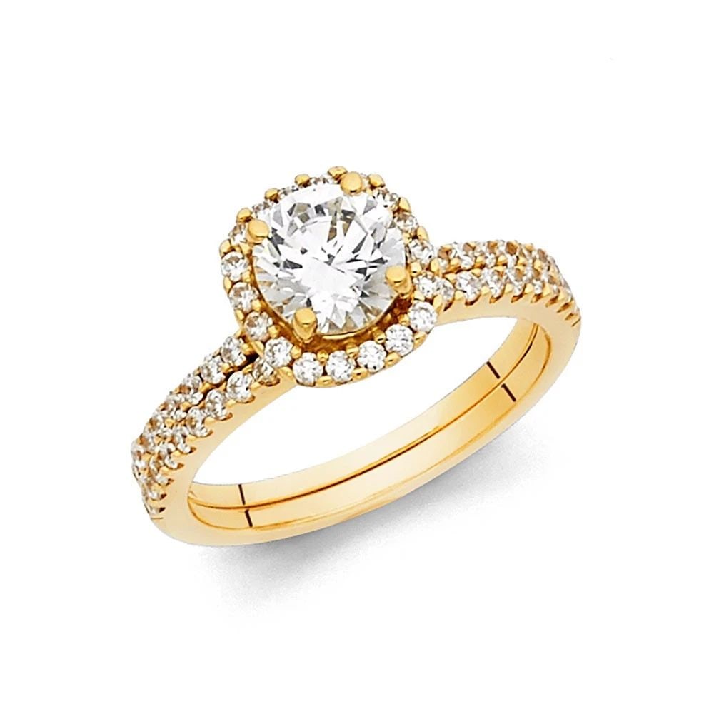 NEW 14K YELLOW GOLD LADIES WEDDING BAND (1 of 2)