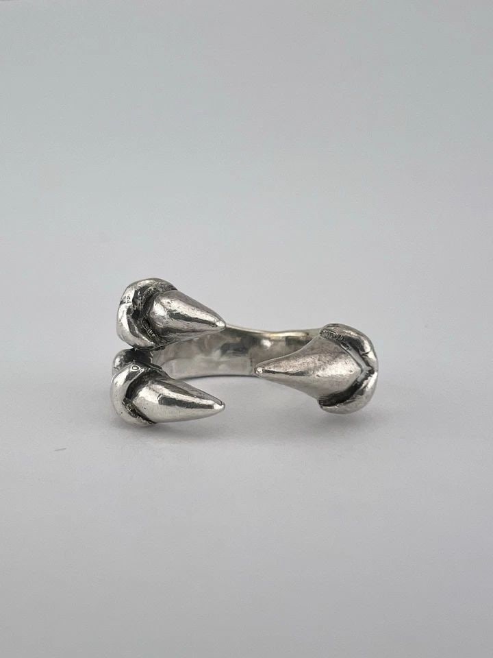 GACKT DARTS GIGOR GOTHIC PUNK BIKER STERLING SILVER TALONS CLAWS MEN'S RING (1 of 1)