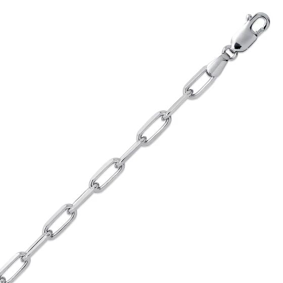 NEW 14K WHITE GOLD FORZATA BRACELET: NEW 14K WHITE GOLD FORZATA BRACELET FORZATA BRACELET NEW 14K WHITE GOLD LENGTH: 7" 7.5" inch AVERAGE Apx WEIGHT : 6.4g