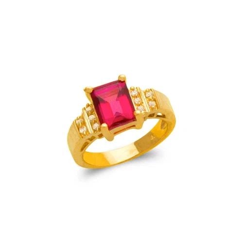 NEW 14K YELLOW GOLD LADIES MYSTIC RING (1 of 2)
