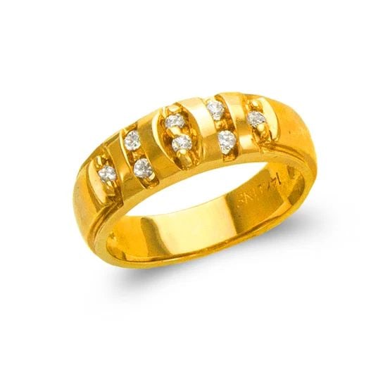 NEW 14K YELLOW GOLD LADIES COUPLE RING: NEW 14K YELLOW GOLD LADIES COUPLE RING LADIES COUPLE RING NEW 14K YELLOW GOLD Apx. SIZE: 6mm Apx. WEIGHT: 5.7g