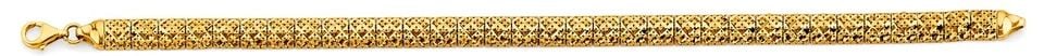 NEW 14K YELLOW GOLD LADIES FANCY BRACELET (1 of 1)