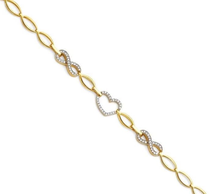 NEW 14K YELLOW GOLD BRACELET (1 of 2)