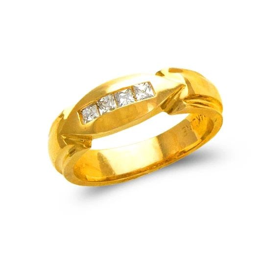 NEW 14K YELLOW GOLD LADIES COUPLE RING (1 of 2)