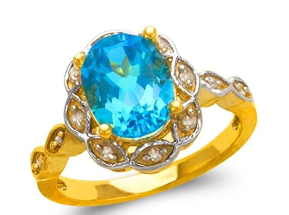 NEW 14K TWO TONE GOLD LADIES MYSTIC RING: NEW 14K TWO TONE GOLD LADIES MYSTIC RING LADIES MYSTIC RING NEW 14K TWO TONE GOLD Apx. WIDTH: 10mm Apx. WEIGHT: 4.8g