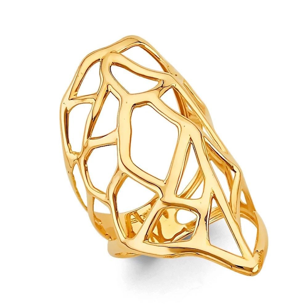 NEW 14K YELLOW GOLD LADIES RING (1 of 1)
