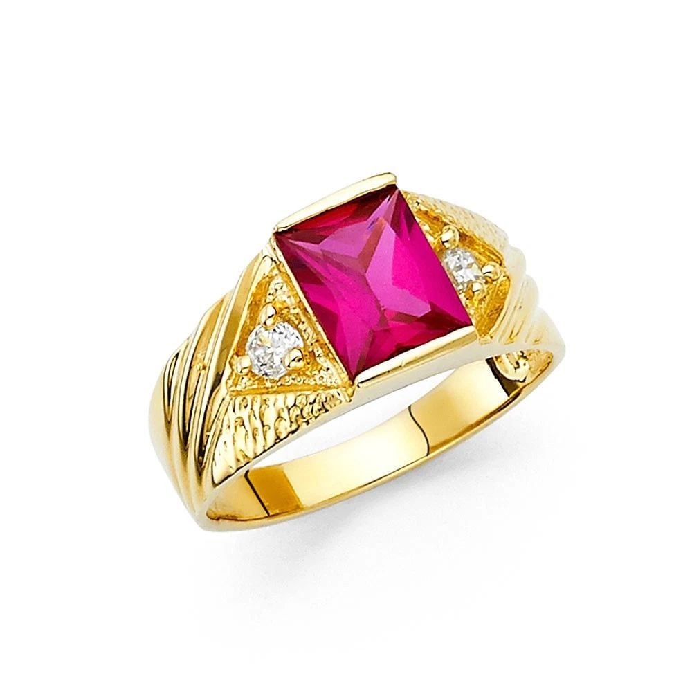 NEW 14K YELLOW GOLD MEN'S RING - SIZE 10: NEW 14K YELLOW GOLD MEN'S RING MEN'S RING NEW 14K YELLOW GOLD WIDTH : 10 mm WEIGHT : 4.6g