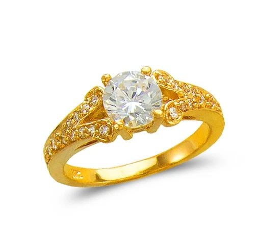 NEW 14K YELLOW GOLD LADIES FASHION SOLITAIRE RING: NEW 14K YELLOW GOLD LADIES FASHION SOLITAIRE RING LADIES FASHION SOLITAIRE RING NEW 14K YELLOW GOLD Apx. SIZE: 7mm Apx. WEIGHT: 4.4g