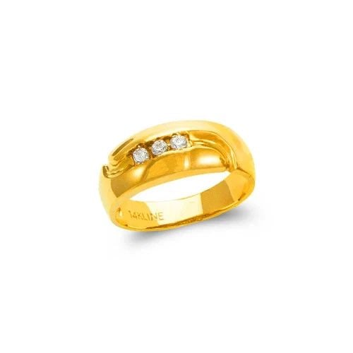 NEW 14K YELLOW GOLD LADIES COUPLE RING: NEW 14K YELLOW GOLD LADIES COUPLE RING LADIES COUPLE RING NEW 14K YELLOW GOLD Apx. SIZE: 7mm Apx. WEIGHT: 4.3g