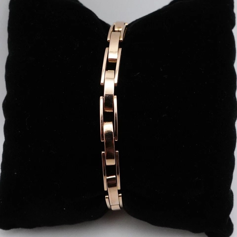 ROLEX 15K ROSE GOLD RED TWELVE MANUAL WIND BRACELET WATCH - 27MM (1 of 1)