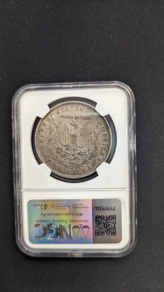 1891 CC MORGAN SILVER TOP-100 $1 VAM-3 SPITTING EAGLE DOLLAR COIN - NGC XF 45: 1891 CC Morgan Silver Top-100 $1 Vam-3 Spitting Eagle $1 Dollar Coin NGC Certified - XF 45