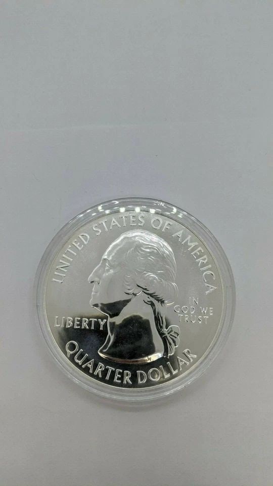 2011 5 OZ SILVER COIN AMERICA THE BEAUTY GETTYSBURG, PENNSYLVANIA - IN CAPSULE (1 of 2)