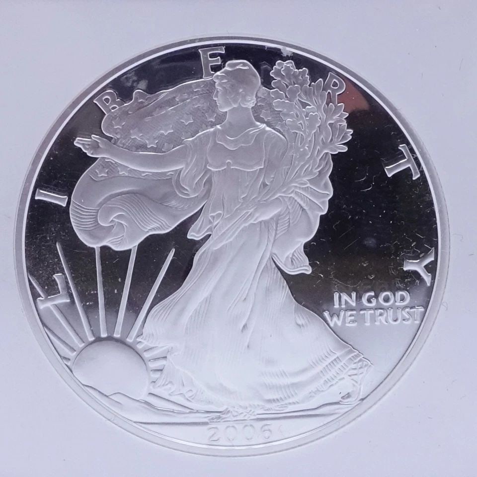 2006 W AMERICAN EAGLE SILVER $1 DOLLAR COIN - NGC PF 70 ULTRA CAMEO (1 of 2)
