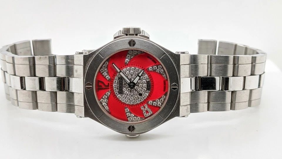 RENATO BEAUTY COLLEZIONI STEEL & DIAMOND QUARTZ WATCH - 36MM LIMITED EDITION: RENATO BEAUTY COLLEZIONI STEEL & DIAMOND QUARTZ WATCH - 36MM LIMITED EDITION Renato Beauty Collezioni Stainless Steel & Diamond Dial Quartz Watch Limited Edition 16/75 Case Size - 36mm Bracelet Fits u
