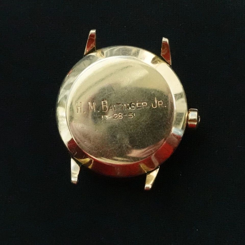OMEGA 14K YELLOW GOLD FILLED AUTOMATIC HEAD WATCH - 32MM SOLD AS IS (1 of 2)