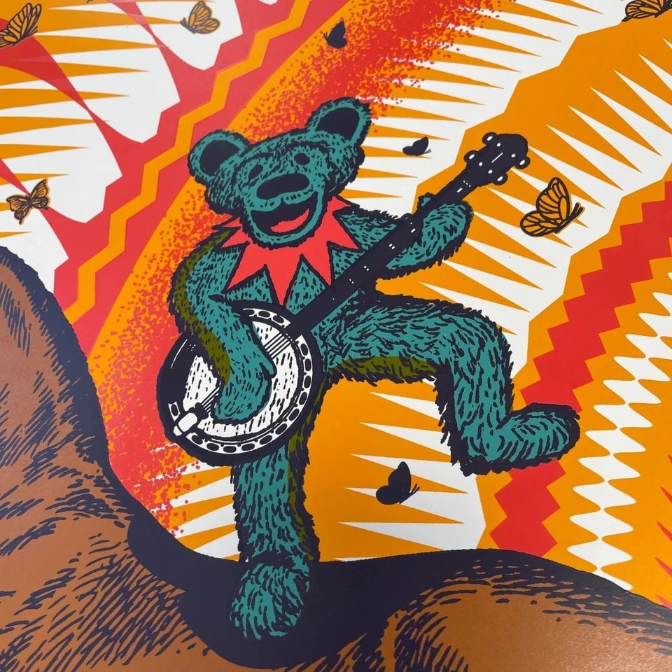 DEAD & COMPANY SPAC 2023 UNCUT SET SARATOGA SPRINGS NY POSTER EDITION OF 60 (1 of 2)