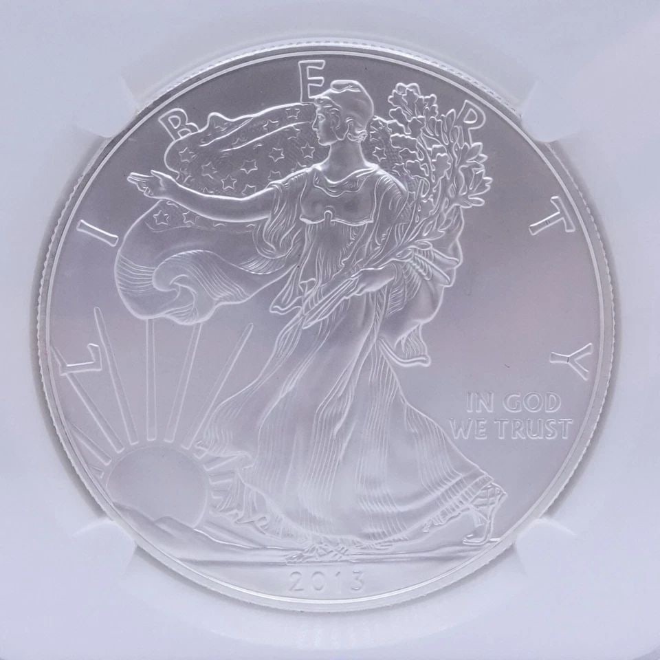 2013 AMERICAN EAGLE SILVER $1 DOLLAR COIN FIRST RELEASES - NGC MS 70 (1 of 2)