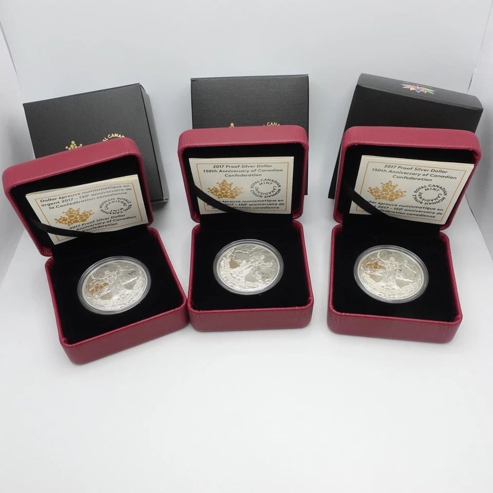2017 ROYAL CANADIAN MINT 150TH ANNIVERSARY CONFED PROOF SILVER DOLLAR OGP COA (1 of 2)