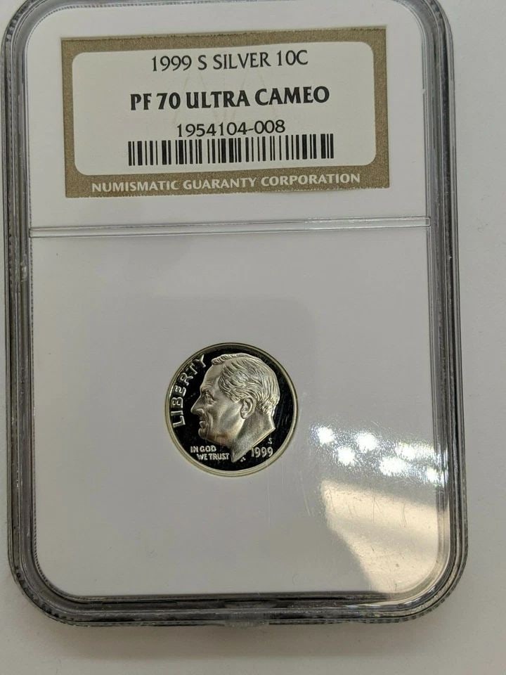 1999-S SILVER ROOSEVELT DIME 10C NGC PF 70 ULTRA CAMEO (1 of 1)