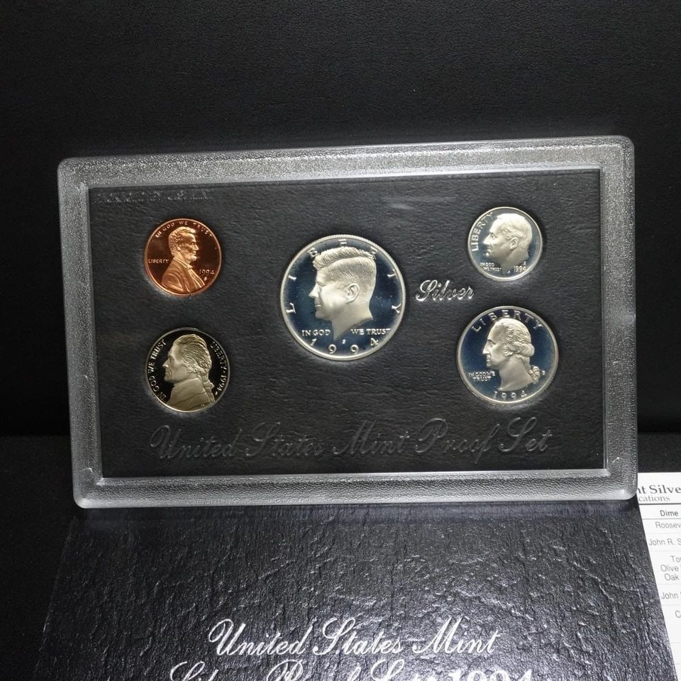 1994 S U.S MINT SILVER PROOF SET OGP COA (1 of 1)