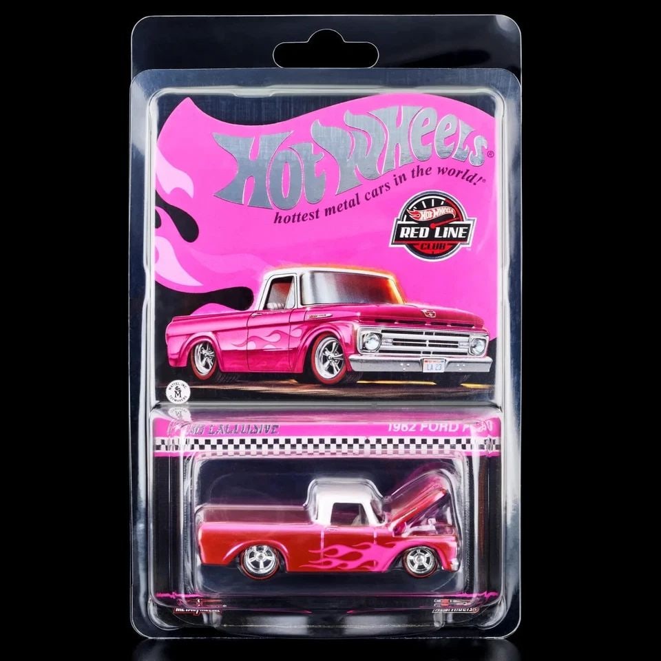 1962 FORD F100 HOT WHEELS COLLECTORS RLC EXCLUSIVE PINK EDITION - ON HAND (1 of 2)